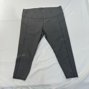 Under Armour HeatGear Compression Leggings Gray 3X Pockets 9FB4NSMN00273